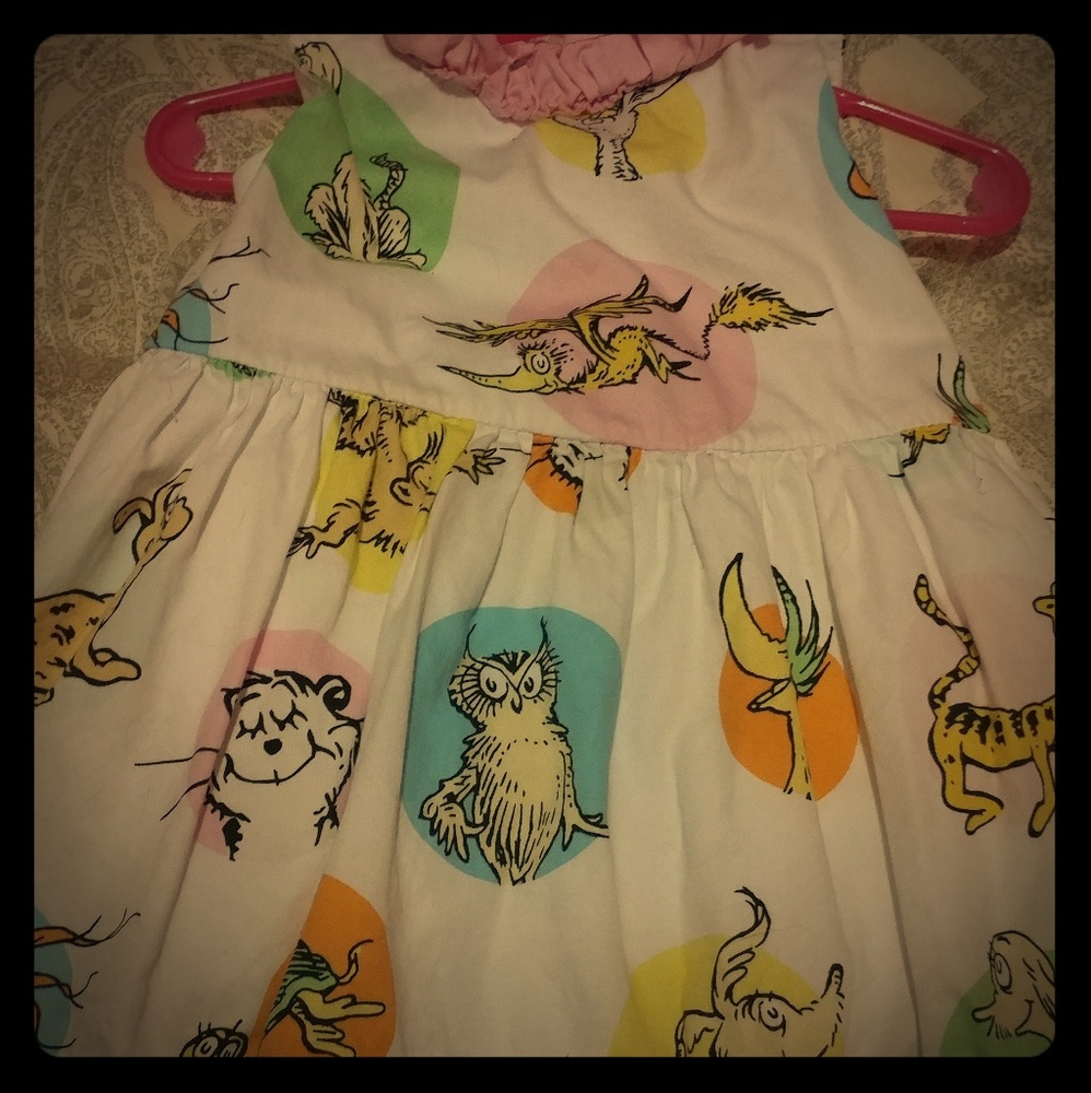 Girls size 3T Dr. Seuss dress